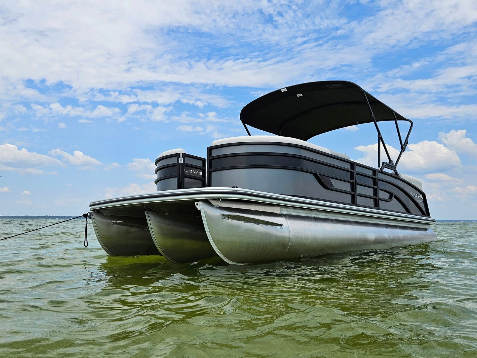 Private charter pontoon