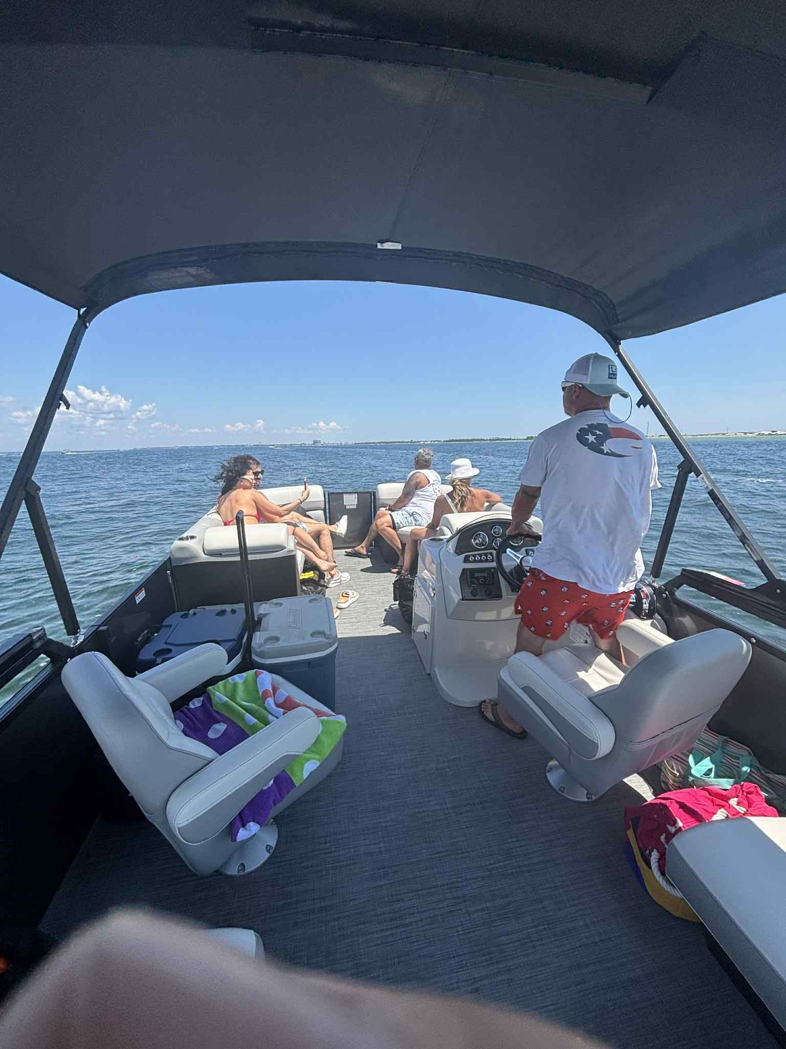 Captain on the water