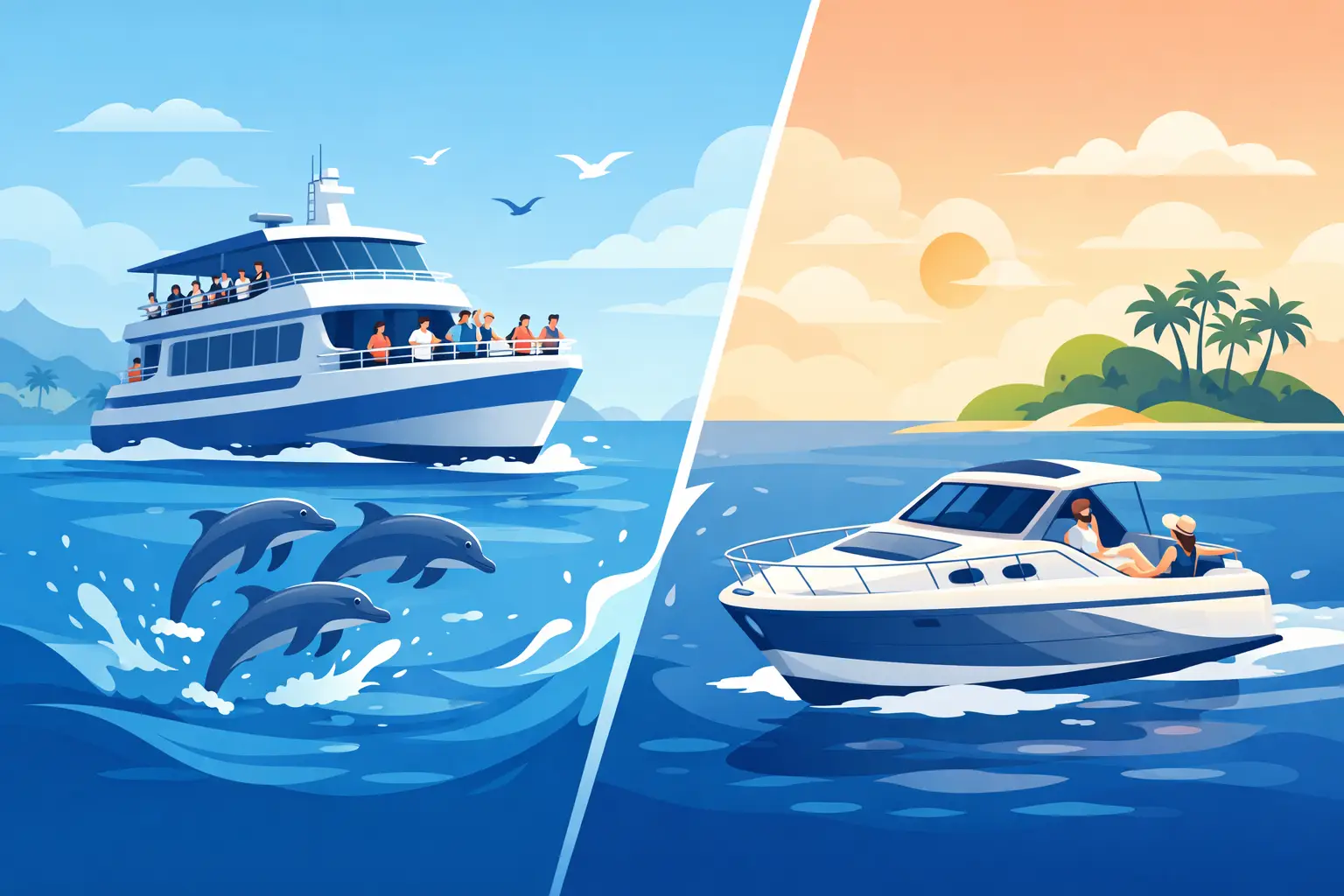You are currently viewing Dolphin Cruise vs Private Boat: Which Wins?
