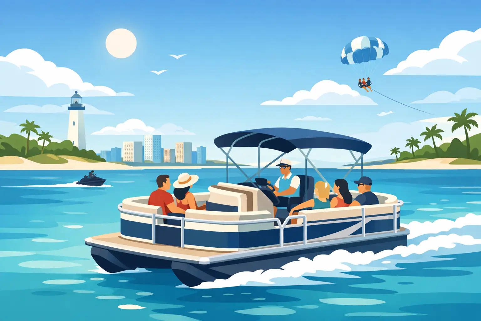 You are currently viewing Captained Pontoon Panama City Beach for Your Group