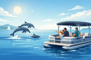 Read more about the article Dolphin Watching by Pontoon, Done Privately