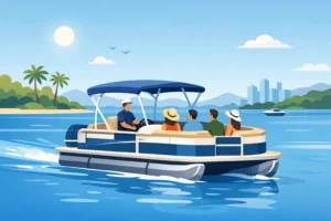 Read more about the article How Private Pontoon Tours Work for Your Group
